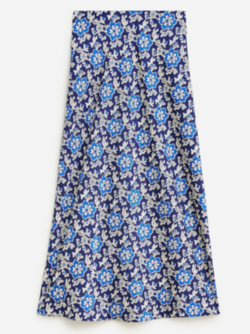 J Crew Gwyneth Slip Skirt in Floral Luster Charmeuse | MEDIUM NWT - Picture 1 of 9
